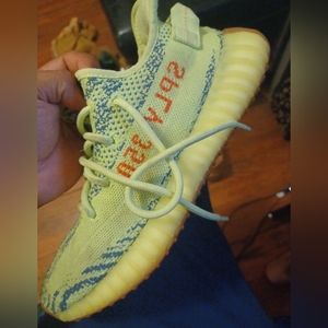 Frozen yellow yeezys